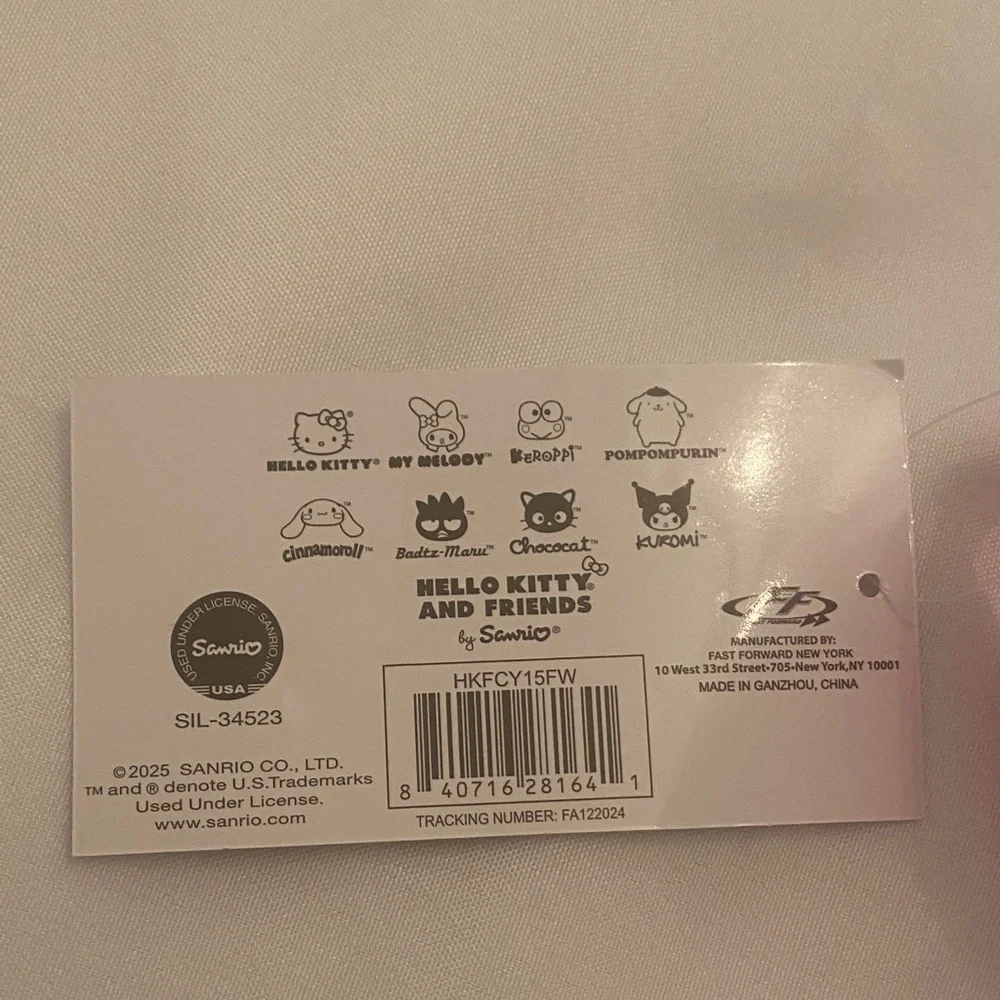 Sanrio Hello Kitty and Friends Tag - Black and White